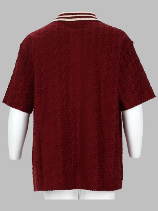 26FW 드롤드무슈 반팔 셔츠 SH221 CO201WINE BORDEAUX - DROLE DE MONSIEUR