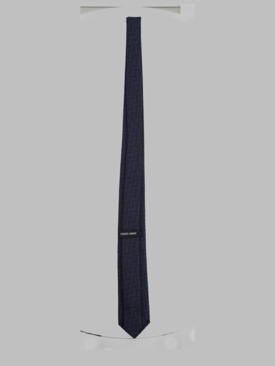 26FW 조르지오 아르마니 넥타이 GM000802 TE22431FB065 BLUE - GIORGIO ARMANI