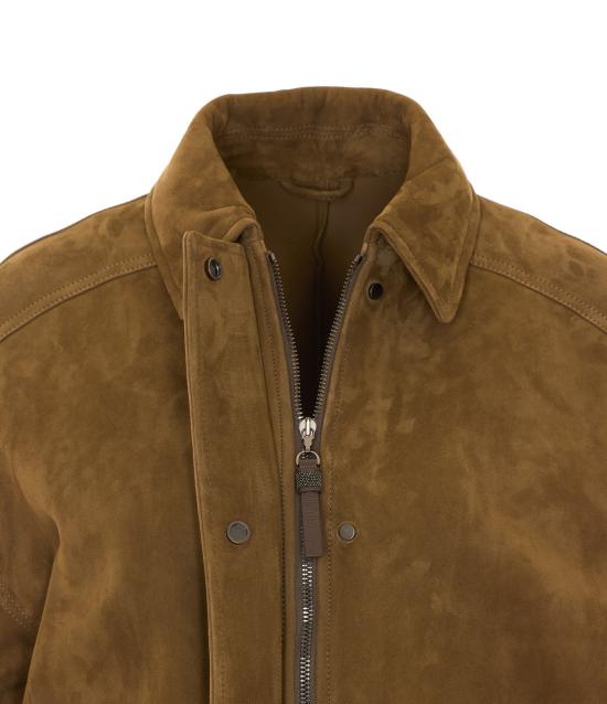 26FW 브루넬로 쿠치넬리 무스탕 MPCAI7594 C9801 Green - BRUNELLO CUCINELLI