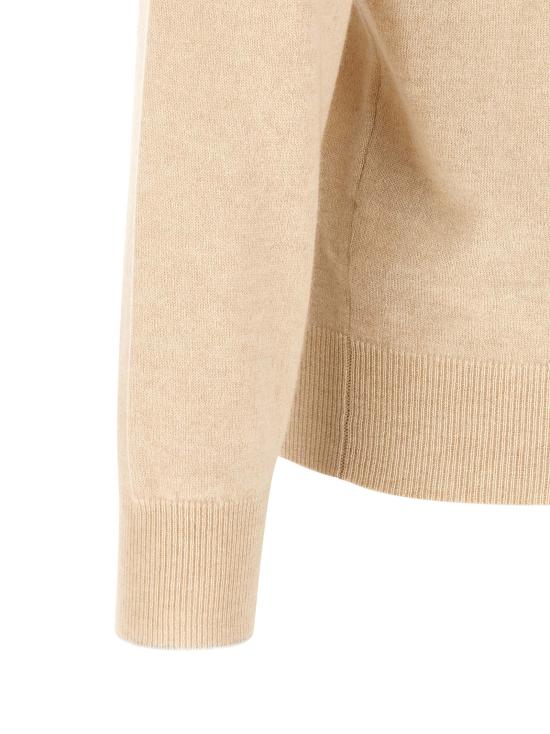 26FW 브루넬로 쿠치넬리 폴로 넥 캐시미어 스웨터 M2200295CFV79 Beige - BRUNELLO CUCINELLI