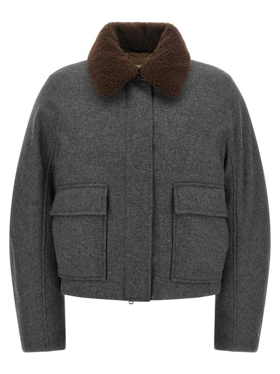 26FW 브루넬로 쿠치넬리 자켓 MB1623800C032 Gray