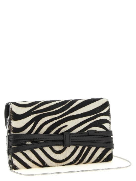 26FW 모스키노 명함지갑 MC5604PP1POE2952 White Black - MOSCHINO
