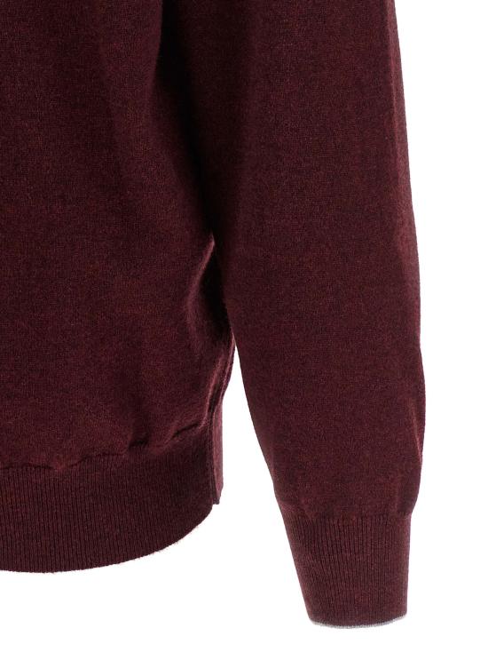 26FW 브루넬로 쿠치넬리 캐시미어 니트 M2200100CNU36 Bordeaux - BRUNELLO CUCINELLI