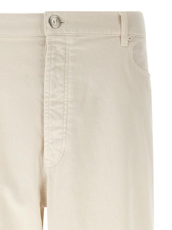 26FW 브루넬로 쿠치넬리 데님 팬츠 M277PO2090C7007 White - BRUNELLO CUCINELLI