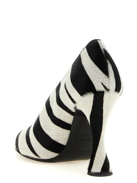 26FW 모스키노 힐/펌프스 MA1020AC1PML010A White Black - MOSCHINO