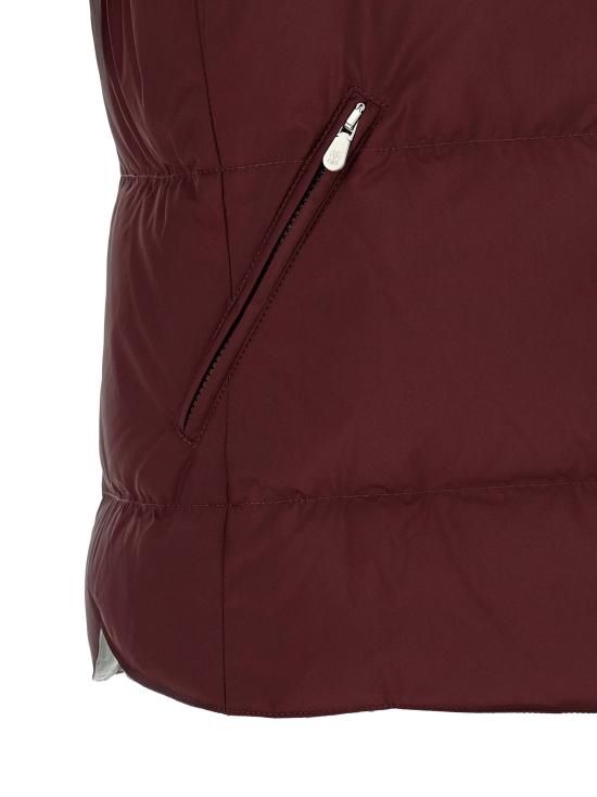 26FW 브루넬로 쿠치넬리 패딩 조끼 MV4081628CWB13 Bordeaux - BRUNELLO CUCINELLI