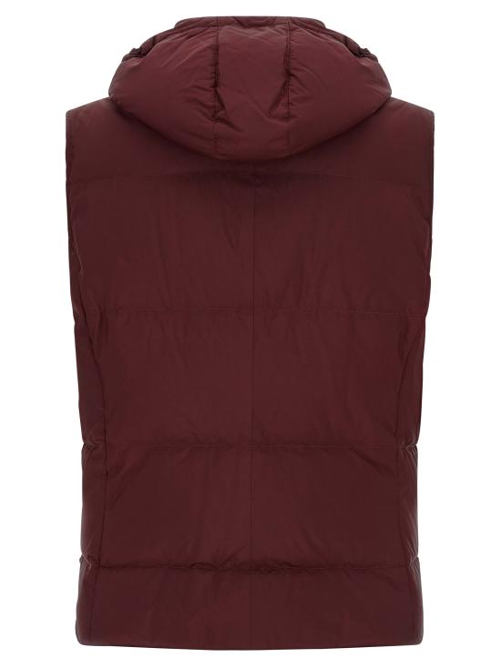 26FW 브루넬로 쿠치넬리 패딩 조끼 MV4081628CWB13 Bordeaux - BRUNELLO CUCINELLI