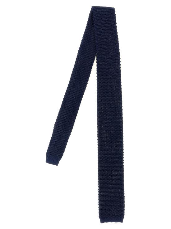 26FW 브루넬로 쿠치넬리 넥타이 MM8880018C2515 Blue