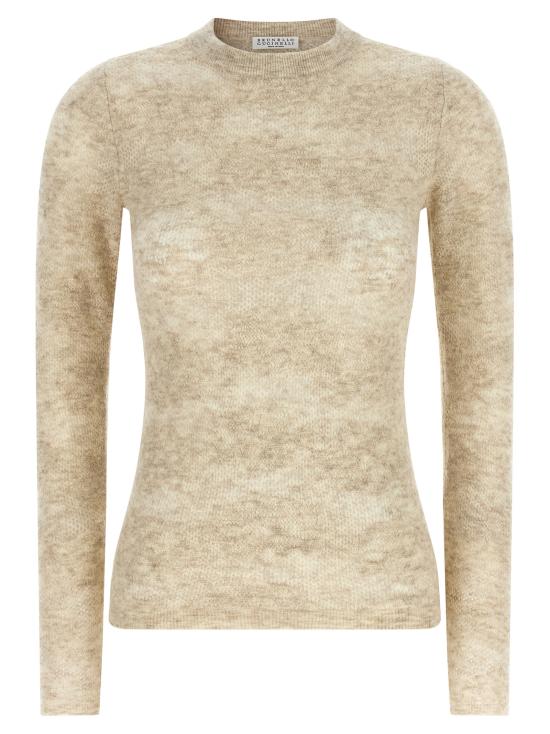 26FW 브루넬로 쿠치넬리 스웨터 MFR491700C9731 Beige