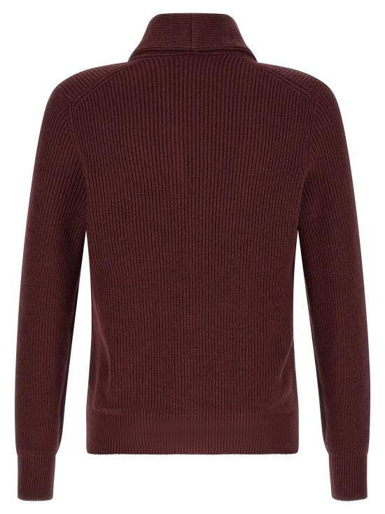 26FW 브루넬로 쿠치넬리 가디건 MNI709706C9763 Bordeaux - BRUNELLO CUCINELLI