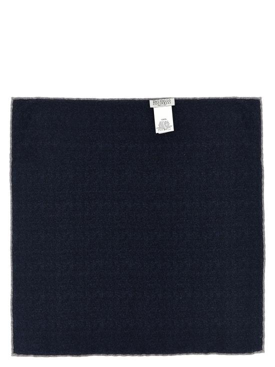 26FW 브루넬로 쿠치넬리 머플러/스카프 MI8960091C2425 Blue - BRUNELLO CUCINELLI