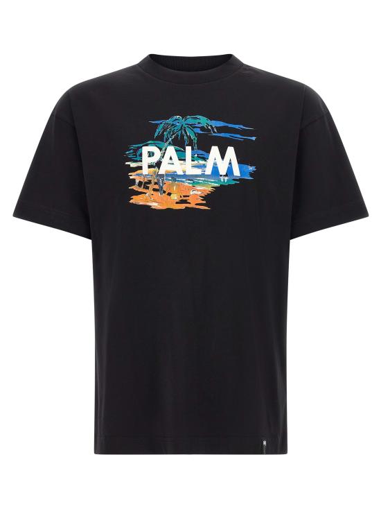 26FW 팜앤젤스 반팔 티셔츠 PAMAA001JR0041084 Black