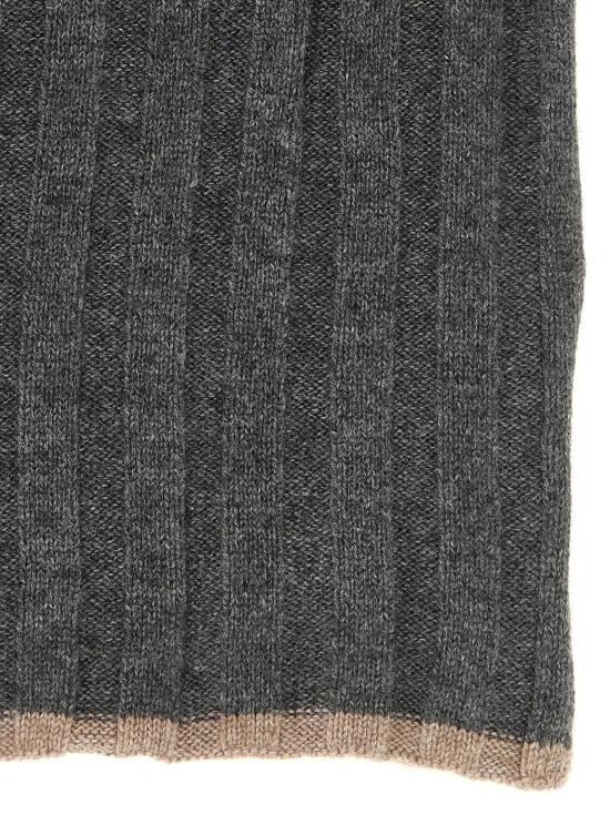 26FW 브루넬로 쿠치넬리 머플러/스카프 M2240819CBL55 Gray - BRUNELLO CUCINELLI