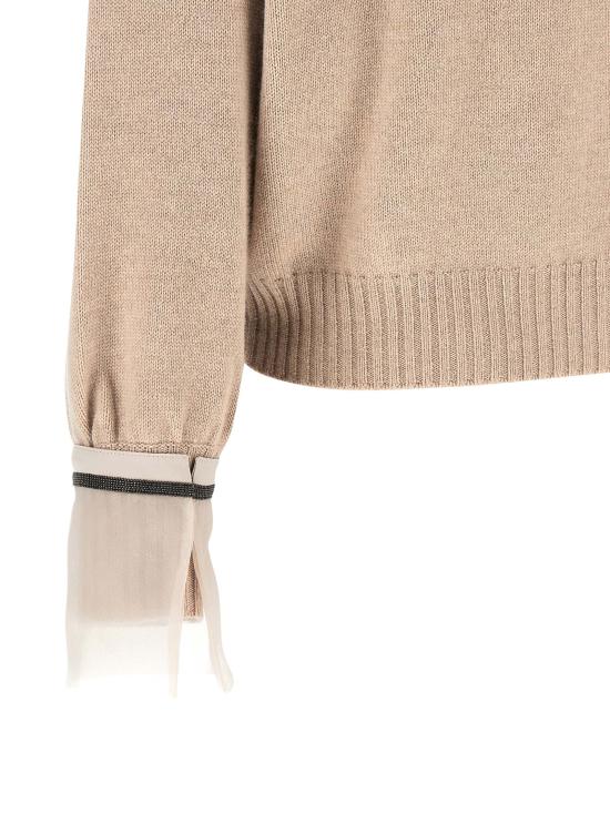 26FW 브루넬로 쿠치넬리 스웨터 M12747000C9991 Beige - BRUNELLO CUCINELLI