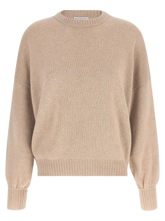 26FW 브루넬로 쿠치넬리 스웨터 M12747000C9991 Beige - BRUNELLO CUCINELLI