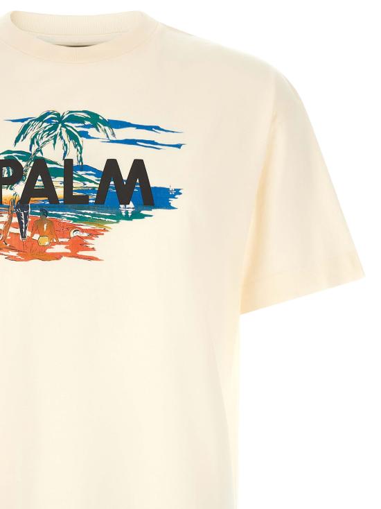 26FW 팜앤젤스 반팔 티셔츠 PAMAA001JR0040384 White - PALM ANGELS