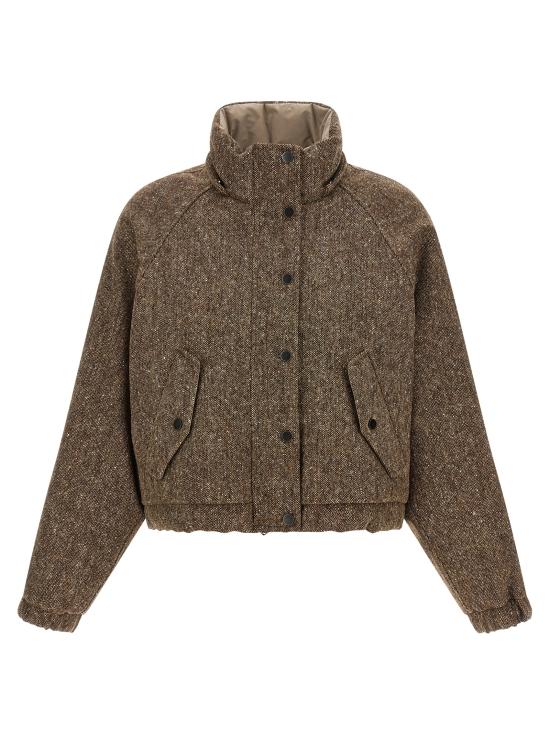26FW 브루넬로 쿠치넬리 패딩 MD0023657C002 Brown - BRUNELLO CUCINELLI
