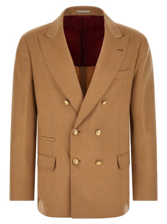 26FW 브루넬로 쿠치넬리 수트 자켓 MV4377BPDGC001 Beige