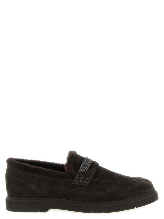 26FW 브루넬로 쿠치넬리 로퍼 MZSFG2569C9795 Brown