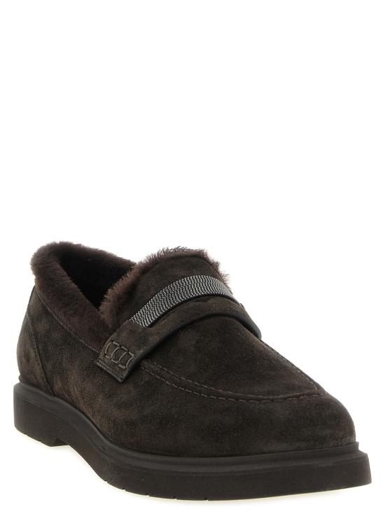 26FW 브루넬로 쿠치넬리 로퍼 MZSFG2569C9795 Brown - BRUNELLO CUCINELLI