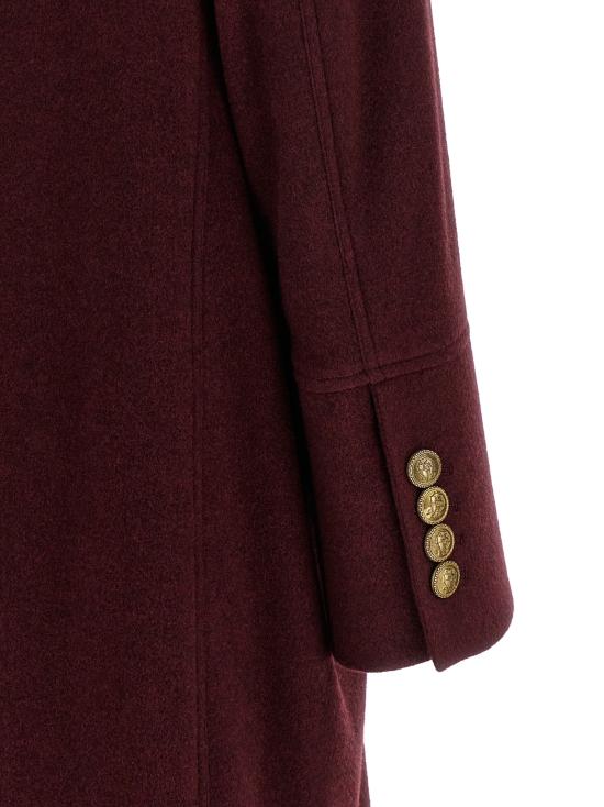 26FW 브루넬로 쿠치넬리 트렌치 코트 MT4019142IC9763 Bordeaux - BRUNELLO CUCINELLI