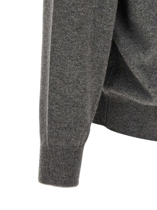 26FW 브루넬로 쿠치넬리 캐시미어 집업 니트 M2200124CFG26 Gray - BRUNELLO CUCINELLI