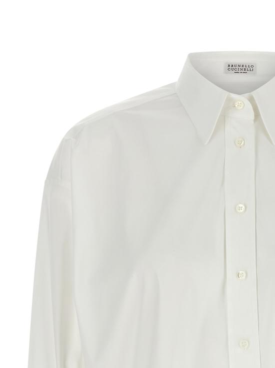 26FW 브루넬로 쿠치넬리 블라우스 M0091M2M06C159 White - BRUNELLO CUCINELLI