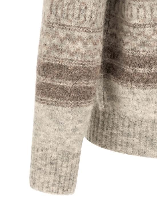 26FW 브루넬로 쿠치넬리 집업 니트 MTF710016CBW82 Beige - BRUNELLO CUCINELLI