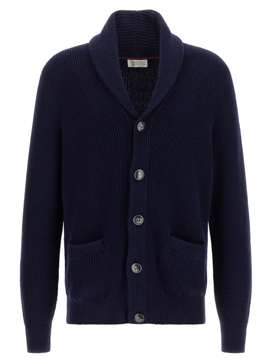 26FW 브루넬로 쿠치넬리 가디건 MNI709706C2425 Blue