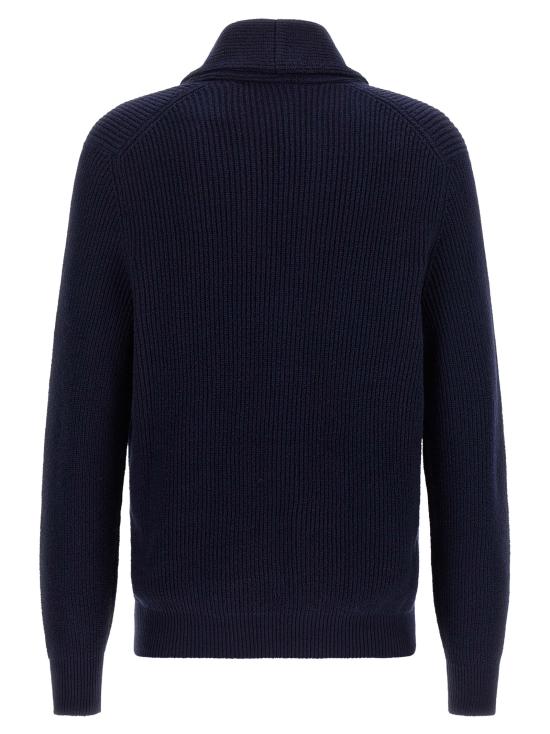 26FW 브루넬로 쿠치넬리 가디건 MNI709706C2425 Blue - BRUNELLO CUCINELLI