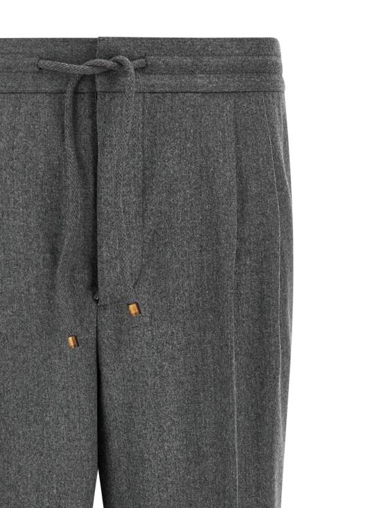26FW 브루넬로 쿠치넬리 스트레이트 팬츠 ME226E1710C003 Gray - BRUNELLO CUCINELLI