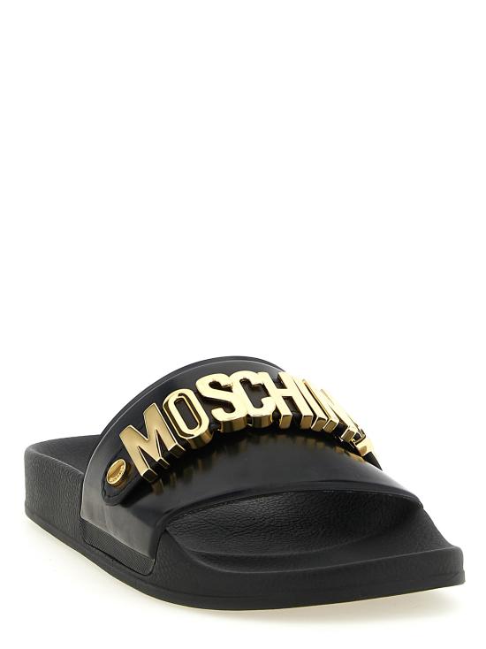 26FW 모스키노 뮬/슬리퍼 MB28032G0PG11000 Gold - MOSCHINO