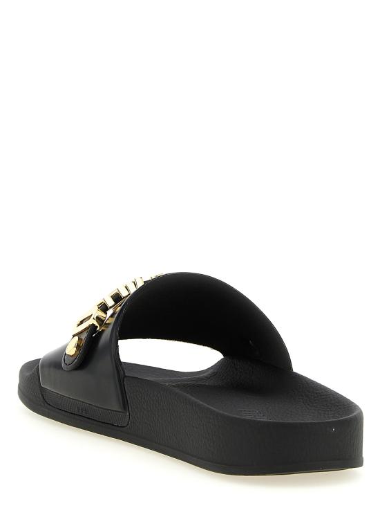 26FW 모스키노 뮬/슬리퍼 MB28032G0PG11000 Gold - MOSCHINO