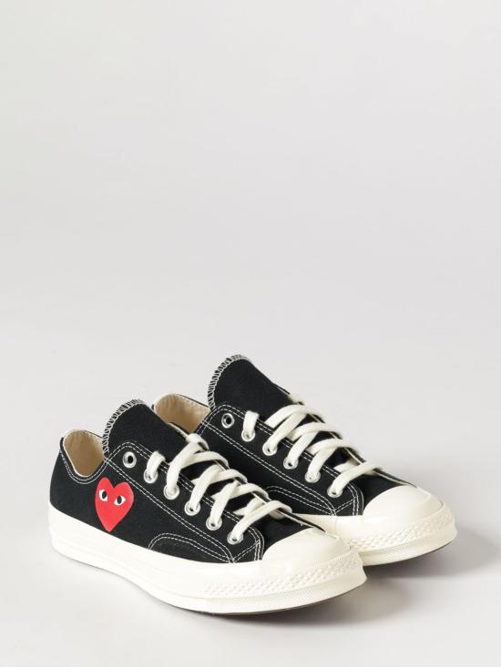 26SS 꼼데가르송 플레이 X 컨버스 스니커즈 AZK128 1 Black - COMME DES GARCONS PLAY CONVERSE