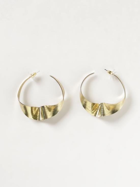 26SS 알루주얼스 이어링 ORECCHINI CERCHI STORTI OTTONE Gold