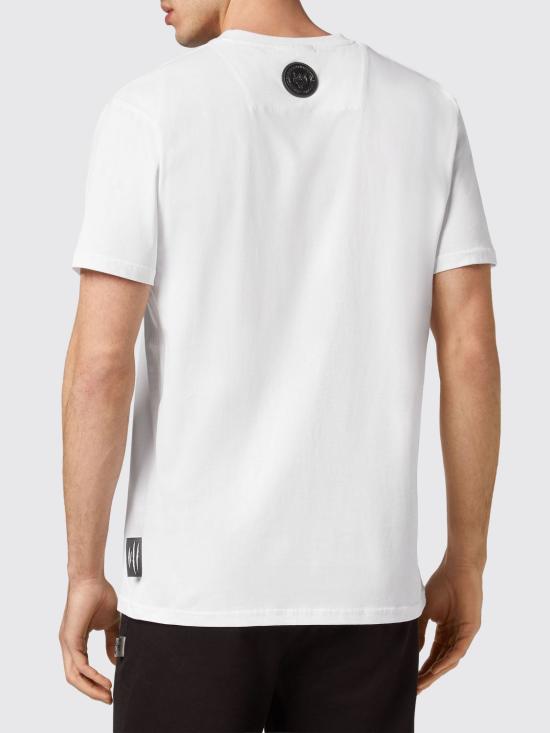 26SS 플레인스포츠 반팔 티셔츠 PACCMTK6318SJY001N 0102 White - PLEIN SPORT