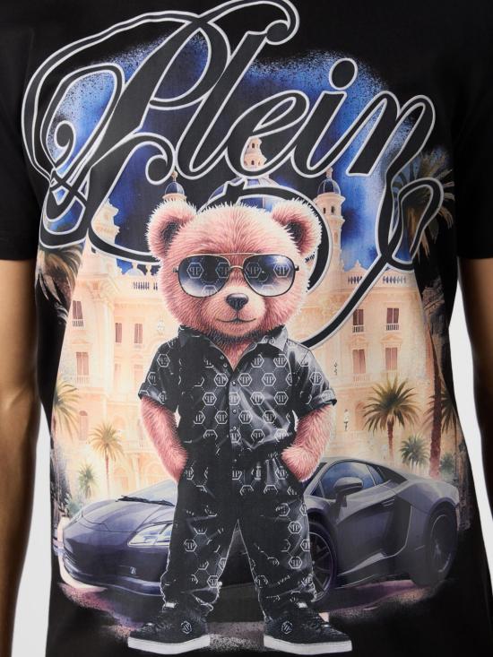 26SS 필립 플레인 반팔 티셔츠 SAFCMTK8835PJY002N 02 Black - PHILIPP PLEIN