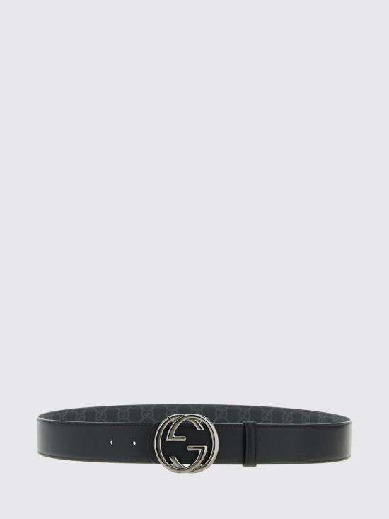26SS 구찌 가죽 벨트 849862FAFGJ 1000 Black - GUCCI