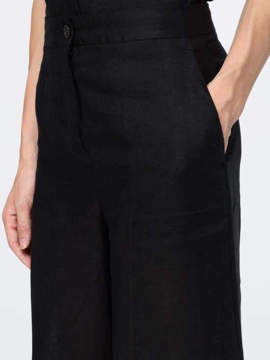 26SS 세미쿠튀르 팔라초 팬츠 S6SN35 Y690 Black - SEMI-COUTURE