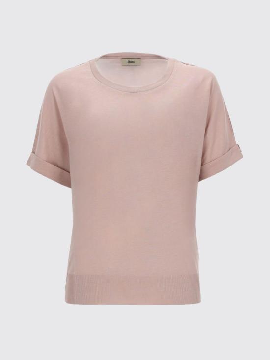 26SS 에르노 반팔 티셔츠 JG000312D52056 4035 Blush Pink - HERNO