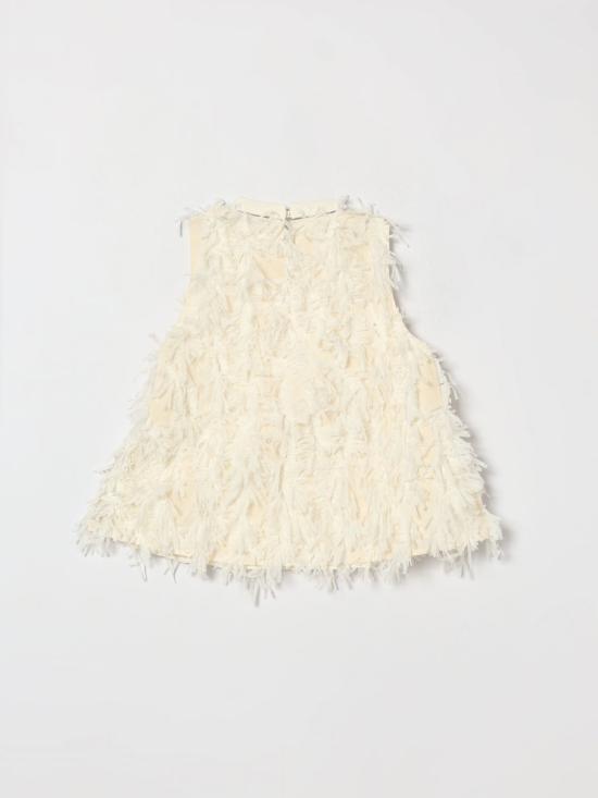 26SS [키즈] 브루넬로 쿠치넬리 티셔츠 BQ978S027 C600 White - BRUNELLO CUCINELLI
