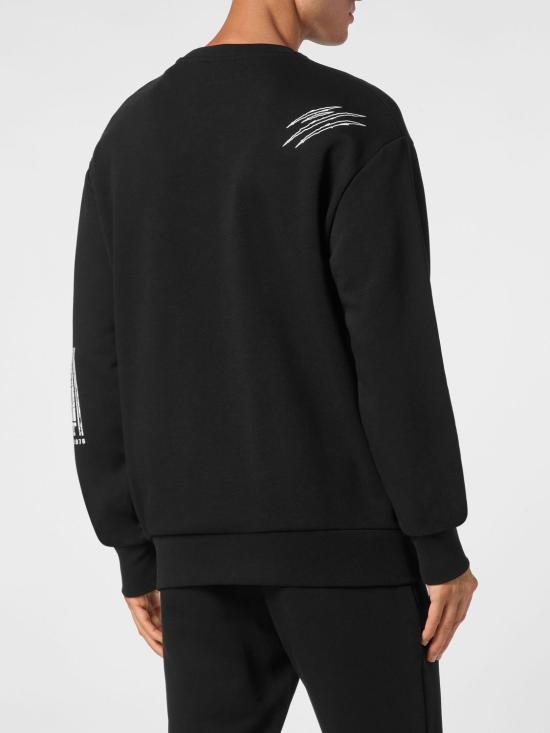26SS 플레인스포츠 긴팔 티셔츠 AADCMJO1320STE003N 02 Black - PLEIN SPORT