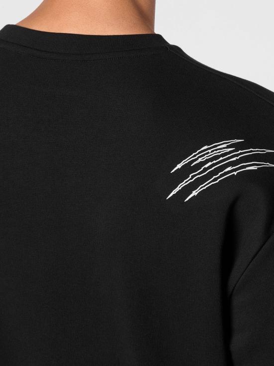 26SS 플레인스포츠 긴팔 티셔츠 AADCMJO1320STE003N 02 Black - PLEIN SPORT
