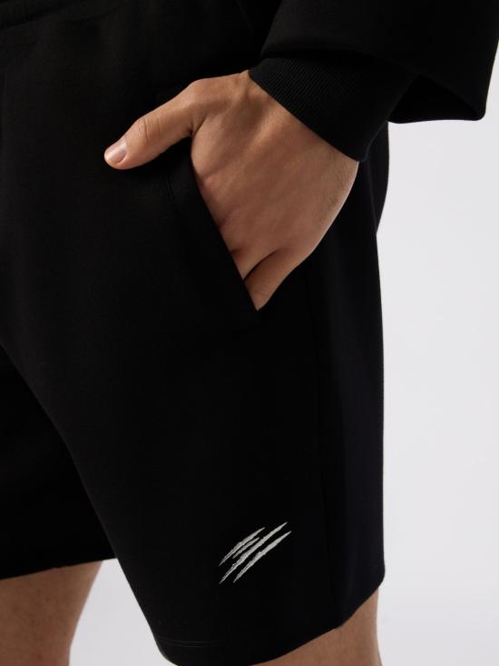 26FW 플레인스포츠 숏팬츠 PAFCMJT2808STE003N 02 Black - PLEIN SPORT