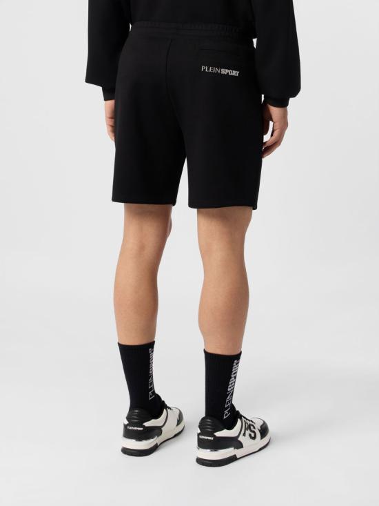 26FW 플레인스포츠 숏팬츠 PAFCMJT2808STE003N 02 Black - PLEIN SPORT