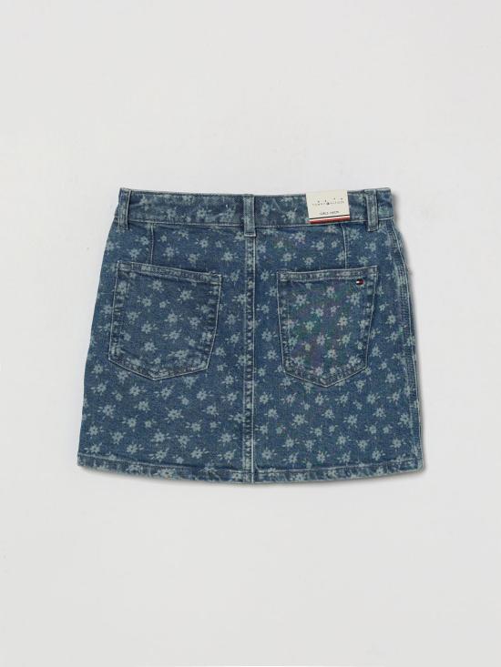 26SS [키즈] 타미힐피거 스커트 KG0KG08952 1AB Denim - TOMMY HILFIGER