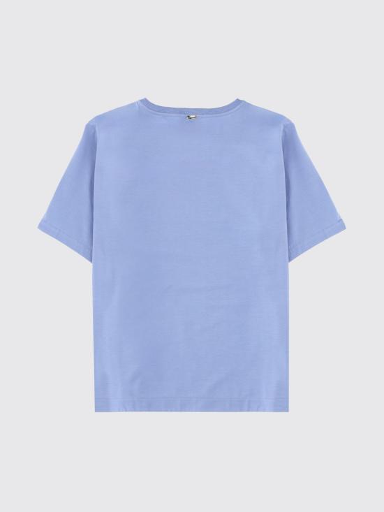 26SS 에르노 슈퍼파인 코튼 스트레치 티셔츠 JG000325D52003 9128 Gnawed Blue - HERNO