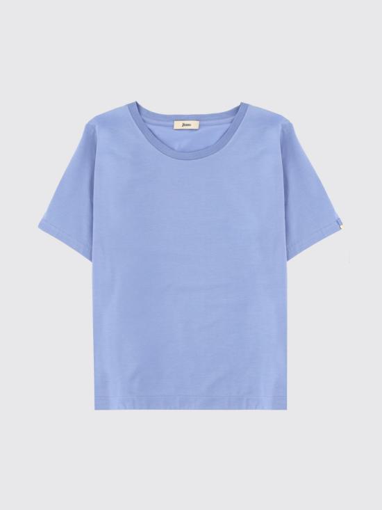26SS 에르노 슈퍼파인 코튼 스트레치 티셔츠 JG000325D52003 9128 Gnawed Blue - HERNO