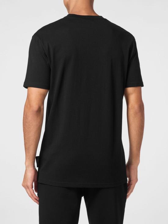 26SS 플레인스포츠 반팔 티셔츠 AADCMTK7938STE001N 02 Black - PLEIN SPORT