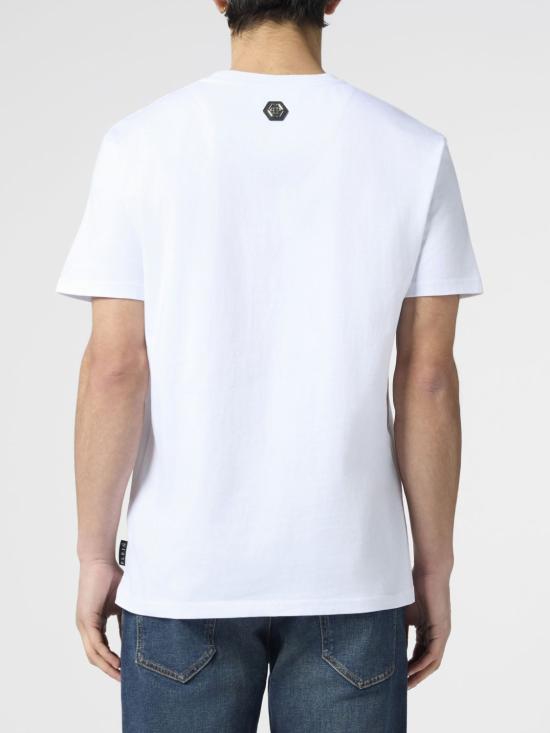 26SS 필립 플레인 반팔 티셔츠 PAFCMTK9060PJY002N 01 White - PHILIPP PLEIN